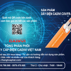 dây điện chống cháy cxv/fr 2x150-2