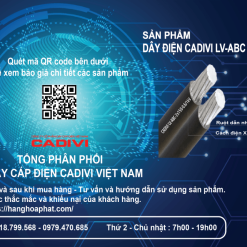 Dây điện cadivi LV-ABC 2x150-2