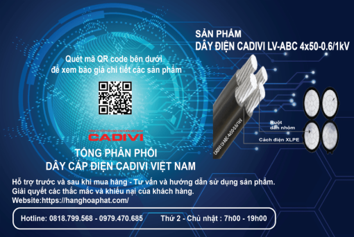 Dây điện cadivi LV-ABC 4x50-2