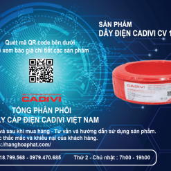 Dây điện Cadivi cv1.25 đỏ 1