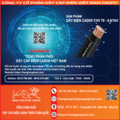 dây điện CADIVI CVV 70-1