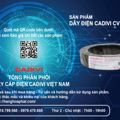 Dây điện Cadivi CV 8 đen