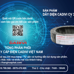 Dây điện cadivi cv 3.5 đen 1