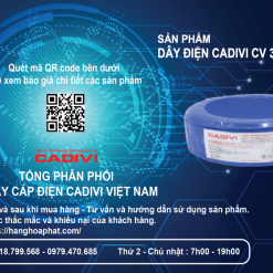 Dây điện cadivi cv 3.5 xanh