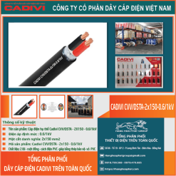 CADIVI CVV/DSTA 2x150