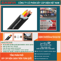 CADIVI CVV/DSTA 4x150