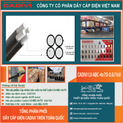 CADIVI LV-ABC 4x70