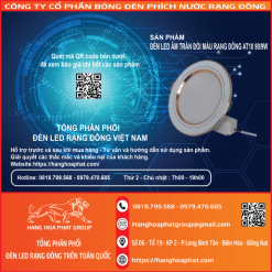 Đèn âm trần downlight AT10 90-9W đổi màu G3