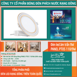 Đèn LED Rạng Đông PT05 110/9W G