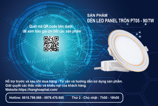 Đèn LED Rạng Đông PT05 90/7W G 3