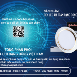 Đèn led âm trần Rạng Đông AT20 5