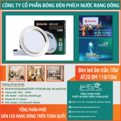 Đèn led âm trần Rạng Đông AT20 1