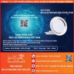 Đèn led âm trần Rạng Đông AT20 3