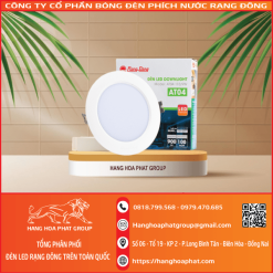 đèn led âm trần rạng đông at04 110-9w 2