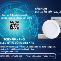 đèn led âm trần rạng đông AT04-90-9w 3