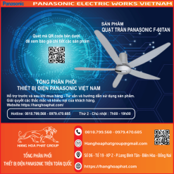 Quạt trần panasonic F-60Tan-2