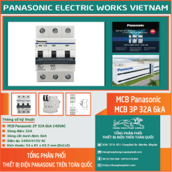 MCB Panasonic 32A 6kA 3P