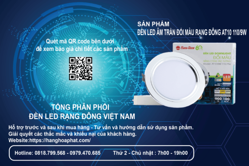 Đèn âm trần downlight AT10 110-9W B5