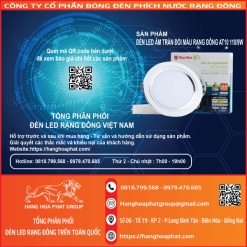 Đèn âm trần downlight AT10 110-9W B2