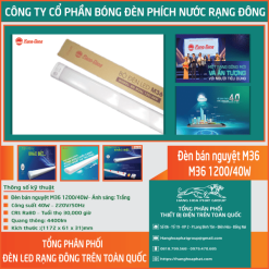 Đèn bán nguyệt Rạng Đông M26 1200/40W