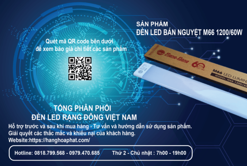 Đèn bán nguyệt Rạng Đông M66 1200/60W 1