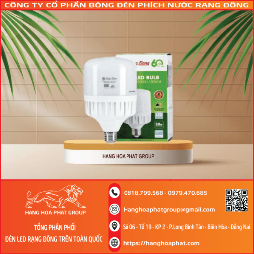 Bóng đèn Rạng Đông BULB Trụ 30W 2