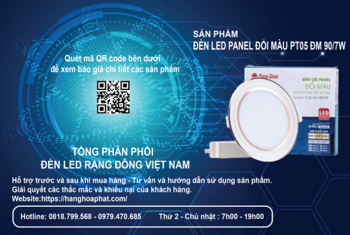 Đèn LED Rạng Đông PT05 ĐM 90/7W G 4