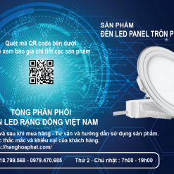 Đèn led panel tròn PT05 135-12W B 1