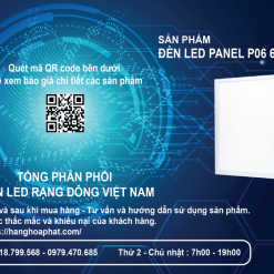 Đèn LED Panel Âm Trần P06 600×600 50W 2