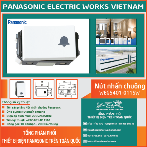 nút nhấn chuông panasonic