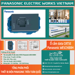 Ổ Cắm Panasonic data CAT5E WEV2488H