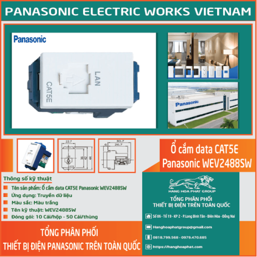 Ổ Cắm Panasonic data CAT5E