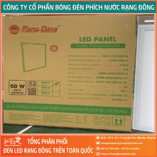 Đèn LED Panel P08 600×600 50W 2