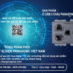 Ổ Cắm Panasonic 3 chấu 2