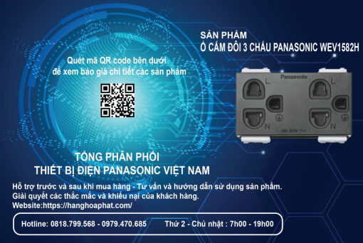 Ổ Cắm Panasonic WEV1582H 2