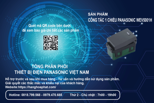 Công tắc Panasonic WEV5001H-5