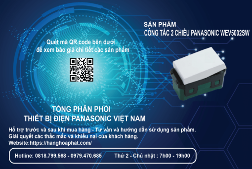 Công tắc panasonic WEV5002SW-3