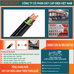 Dây điện CADIVI CVV 3x185