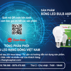 Bóng Đèn Rạng Đông BULB A60N3/7W-2