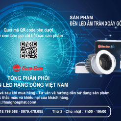 Đèn LED âm trần xoay góc AT22 60/12W-1