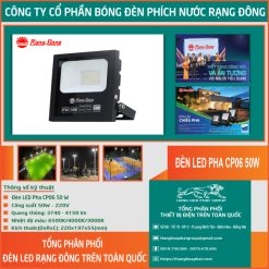 Đèn Pha LED CP06 50W Rạng Đông