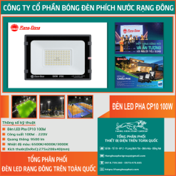 Đèn Pha LED CP10 100W Rạng Đông