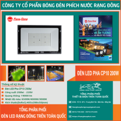 Đèn Pha LED CP10 200W Rạng Đông