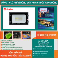 Đèn Pha LED CP10 30W Rạng Đông