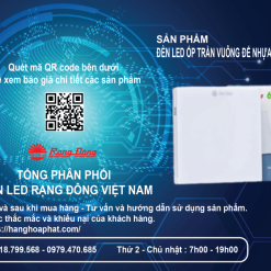 Đèn Ốp Trần Rạng Đông vuông LN12N-18W-2