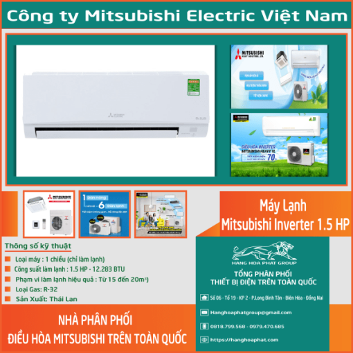 Điều hòa Mitsubishi 1.5HP
